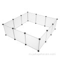 PET PLAYPEN Портативный пластиковый двор забора животных